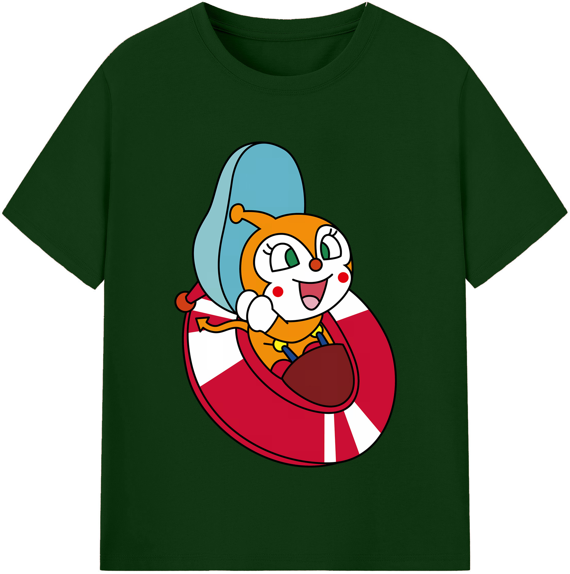 （画像用） アンパンマン Anpanman 綿100％半袖Tシャツ（フロントプリント）